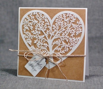 СВАДЕБНАЯ ОТКРЫТКА, ручная работа