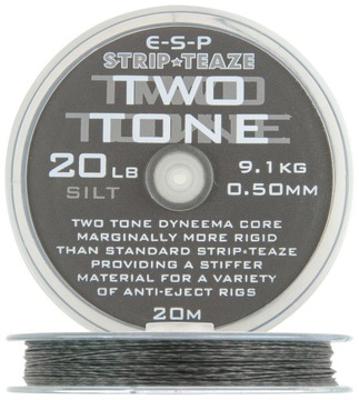 ESP TWO TONE COATED BRAID SZARA 25 lb STRIP TEAZE
