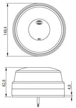 СВЕТОДИОДНАЯ СИГНАЛЬНАЯ ЛАМПА TIR ГРУЗОВИК ГРУЗОВИК ГРУЗОВИК 12/24В