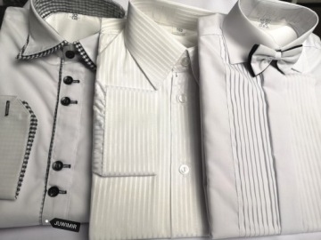 122 DBP Белая рубашка для причастия с длинным рукавом PL