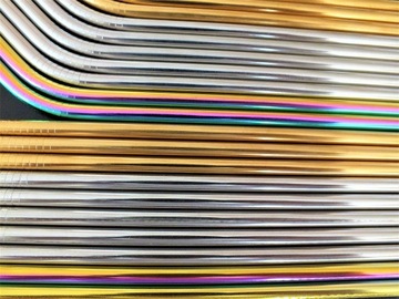 Słomki metalowe Rurki stalowe do picia Zestaw x45