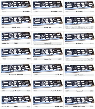 ХРОМИРОВАННАЯ РАМКА НОМЕРНОГО ЗНАКА С РЕКЛАМОЙ