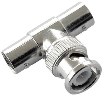 Złącze Przejście BNC: wtyk BNC - 2x gniazdo RCA