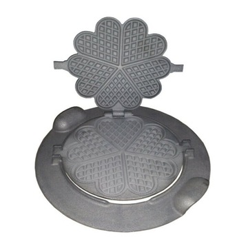 Waflownica żeliwna 33cm serca gofrownica grill