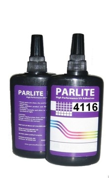 KLEJ UV PARLITE 4116 SZKŁO METAL PLASTIK 250ml RZADKI PRZEŹROCZYSTY