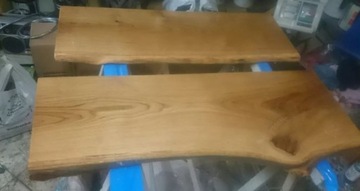 Деревянная столешница под умывальник, консоль, дубовый подоконник