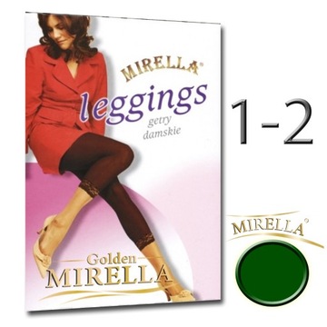 MIRELLA Legginsy Microfibra krótkie r 1/2 Zielony