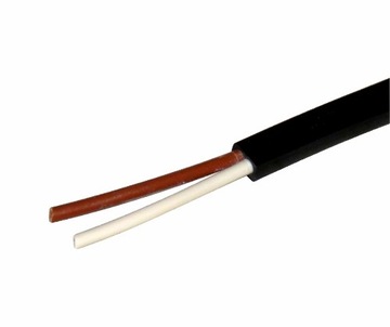 KABEL PRZEWÓD YLYS 2x0,75 2 ŻYŁY PRZYCZEP PŁASKI