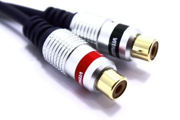 АДАПТЕР AUX ADAPTER JACK PLUG 3.5 STEREO 2X RCA SINCH SOCKET VITALCO