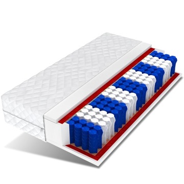 Materac METIS 80x180 pocket 9 stref DoubleHARD