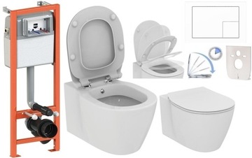 7w1 STELAŻ + MISKA WC Z FUNKCJĄ BIDETU + DESKA W/O