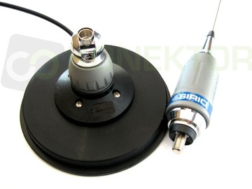 SIRIO TURBO 5000 MAG 145 CB АНТЕННА 196 см, кабель 3,6