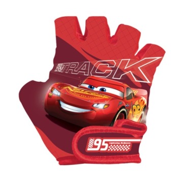 RĘKAWICZKI ROWEROWE OCHRONNE DZIECIĘCE CHŁOPIĘCE McQueen 3-8