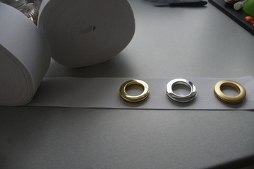 TAŚMA USZTYWNIĄJĄCA DO PRZELOTEK SZTYWNIK BIAŁA 10 SUPER FIRANA ZASŁONA