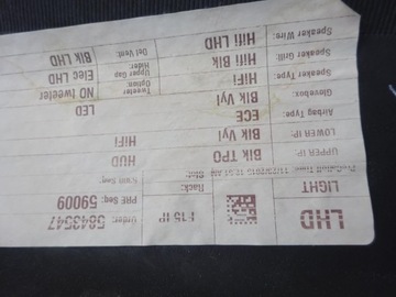 BMW X5 F15 X6 F16 КОНСОЛЬ ПРИБОРНОЙ ПАНЕЛИ ORG HUD 5843547