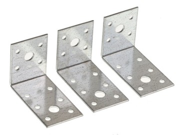 KĄTOWNIK CIESIELSKI ŁĄCZNIK 70x50x40 mm 3 sztuki