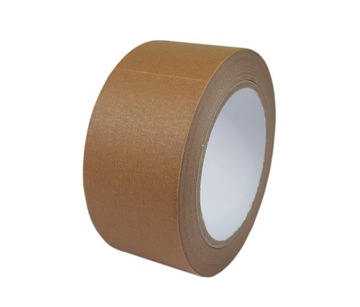 TAŚMA PAKOWA PAPIEROWA KRAFT BRĄZ 48mm/50m SOLVENT