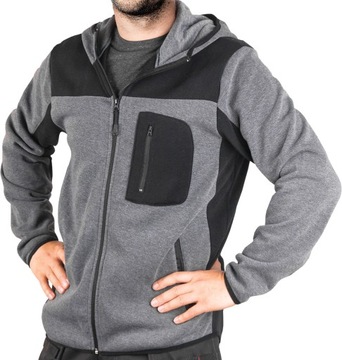BLUZA ROBOCZA Z KAPTUREM roz. XXL MOCNA OCHRONNA
