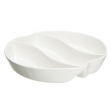 Naczynie Półmisek 3-dzielny porcelana Regular 25cm