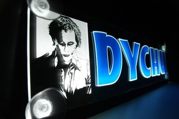 Табличка именная COLOR 50x16 TIR LED для водителя с именем, в подарок