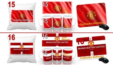 КОМПЛЕКТ «MANCHESTER» ПОДУШКА+КРУЖКА+ПОД+ИМЯ