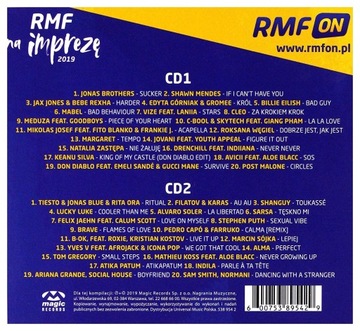 RMF FOR THE PARTY 2019/2020 НОВЫЙ ГОД 2 CD ТОП-ХИТ
