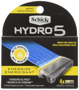 Schick Wilkinson Hydro5 SENSE Energize 4szt USA bp