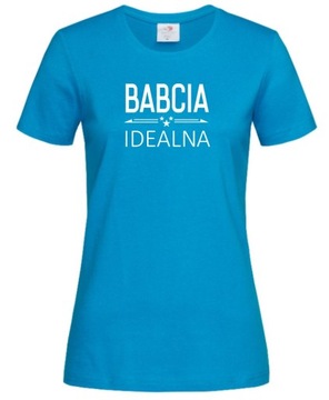 KOSZULKA NA DZIEŃ BABCI IDEALNA BABCIA DLA BABCI L