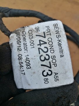 CITROEN DS3 WIĄZKA DRZWI LEWA LEWYCH 9674237380