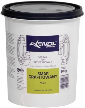 Smar grafitowany 0,8 kg 800g AXENOL wiaderko NLGI2