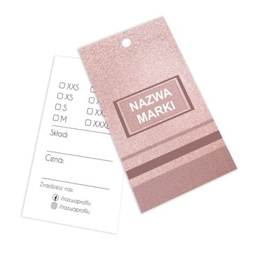 ЭТИКЕТКИ, ВЕШАЛКИ ДЛЯ ОДЕЖДЫ, отверстие, 250 шт. ДИЗАЙН.