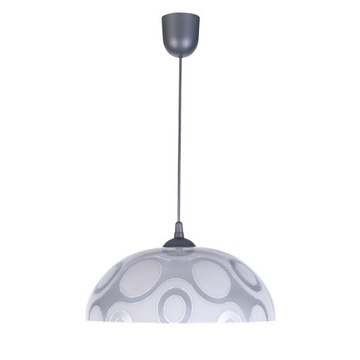 LAMPA WISZĄCA ŻYRANDOL PLAFON PÓŁKULA DO JADALNI