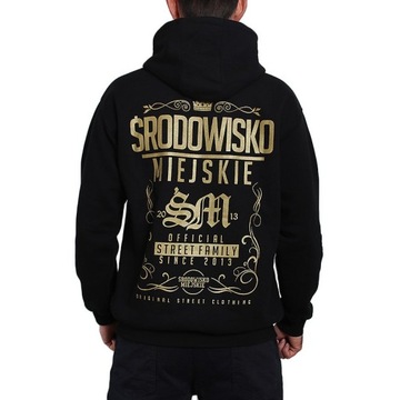 BLUZA ŚRODOWISKO MIEJSKIE 'THEME' GOLD BLACK r.M