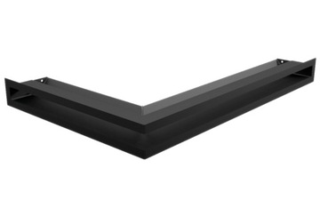 KRATKA LUFT NAROŻNA 400x600x60 czarna PŁYTKA SF