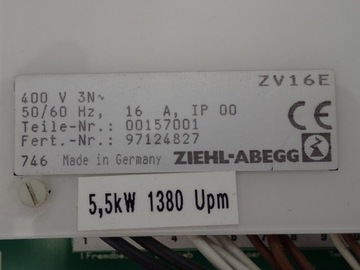 Инвертор ZIEHL-ABEGG ZV16E / 6,8 кВА (5,5 кВт)