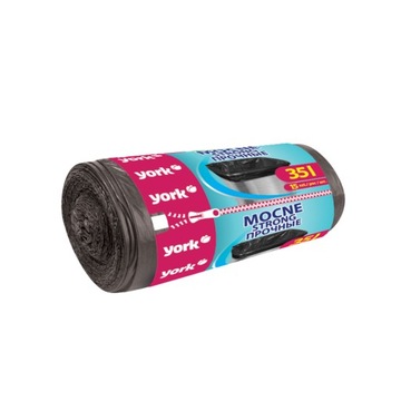 Мешки для мусора 35 Л YORK 35 Л прочные и ПРОЧНЫЕ