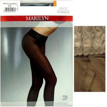 Marilyn EROTIC VITA BASSA 30 R2 koronka beige