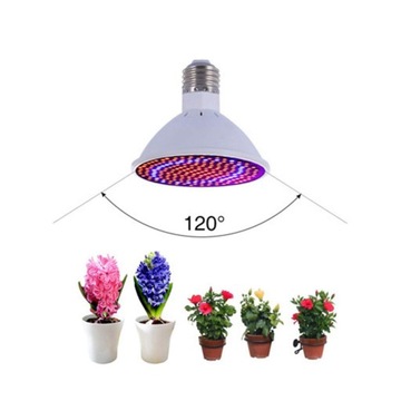 ŻARÓWKA LED GROW LIGHT DO UPRAWY ROŚLIN 20W CZARNA