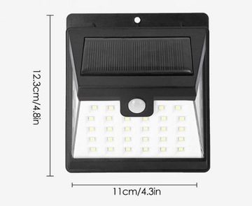 СОЛНЕЧНАЯ ЛАМПА НАСТЕННЫЙ СВЕТИЛЬНИК 42LED ДАТЧИК ДВИЖЕНИЯ