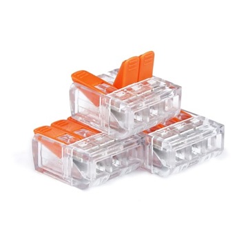 ЭЛЕКТРИЧЕСКИЙ БЫСТРОСОЕДИНИТЕЛЬ ДЛЯ КАБЕЛЕЙ 3x0,14-4мм x10