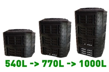КОМПОСТЕР ECOSMART 1000Л ЧЕРНЫЙ Новая модель