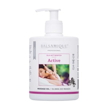 BALSAMIQUE OLIWKA DO MASAŻU ACTIVE 500ml MASAŻ SPORTOWY PO TRENINGU