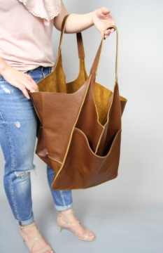 СУМКА ИЗ НАТУРАЛЬНОЙ КОЖИ - СУМКА НА ПЛЕЧЕ