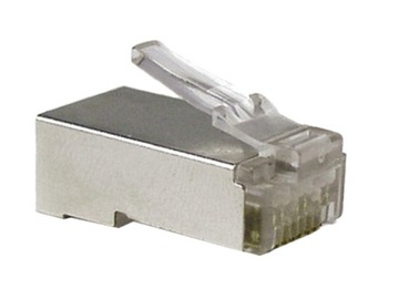 Wtyki RJ45 8P8C FTP ekranowane 100szt