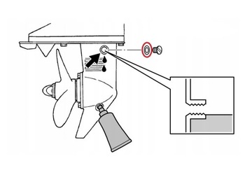 Нижняя прокладка YAMAHA. 90430-08003