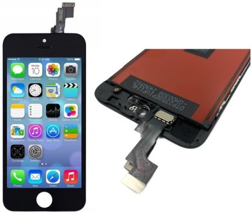 Wyświetlacz LCD Ekran iPhone 5S Ramka BIAŁY CZARNY