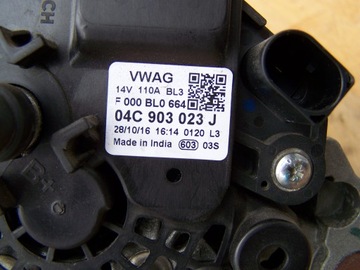 ALTERNÁTOR - SPOJKA JEDNOSMĚR VOLKSWAGEN OE 04C 903 023 J
