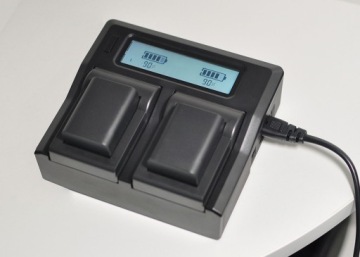 ЗАРЯДНОЕ УСТРОЙСТВО ДЛЯ ДВОЙНОГО ЖК-дисплея НА 2 АККУМУЛЯТОРА для SONY FW50