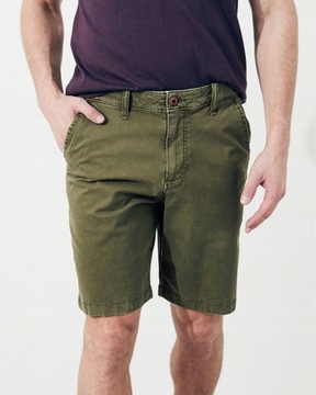 HOLLISTER by Abercrombie Szorty Spodenki Olive 31