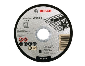 BOSCH TARCZA KORUNDOWA do cięcia stali 115/1,0mm